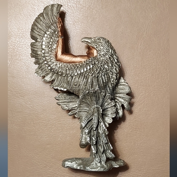 Native American Pewter Eagle Dancer Collectible ARTWORK - Picture 3 of 11